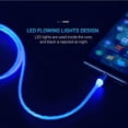thumbnail image 3 of Cable de iluminación luminoso magnético, Cable Micro USB tipo C para iPhone, Samsung, Xiaomi, luz de flujo LED, cargador magnético, carga rápida, 3 of 4