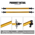 thumbnail image 4 of Unique Bargains 2pcs 200mm 7.87' Car Splitter Support Rods Adjustable Front Rear Bumper Lip Splitter Strut Rod Tie Support Bars Black, 4 of 7