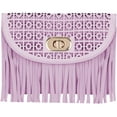 thumbnail image 2 of Women's Cute Compact Fringe Purse Shoulder Bag (Fits Cell Phones up to 6.25In x 3.1In), 2 of 6