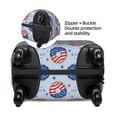 thumbnail image 2 of Rateoe Donut with the USA Fag Printed Luggage Cover, Suitcase Protector Fits 18-32 Inch Luggage-Small, 2 of 7