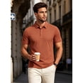 thumbnail image 7 of Cadmus Men's Polo Shirt Quick Dry Performance Short Sleeve Tactical Shirts Pique Jersey Golf Shirt,8688,Yellow,XL, 7 of 7
