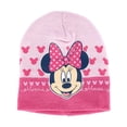thumbnail image 2 of Textiel Trade Toddler Minnie Mouse Beanie Cap and Mitten Set, 2 of 3