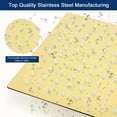 thumbnail image 3 of TRAHOO-Rain Shower Head With Shower Arm, Ceiling Mount Square Shower Head, Stainless Steel Ceiling Rainfall Showerhead- Waterfall Full Body Coverage (8 Inch Shower Head with Arm, Chrome Gold), 3 of 4