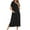 Black, variant on House Dresses for Women with Pockets Short Sleeve Zipper Midi Nightgowns Loose Soft Bathrobe L, Gifts for Women