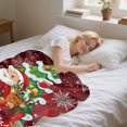 thumbnail image 5 of TanSiDing 3pcs Festive Holiday Throw Blanket - Ultra Soft Reversible Flannel Fleece - Cozy Couch Sofa Cover for Christmas Decor & Winter Warmth 75*100cm, 5 of 6