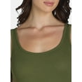 thumbnail image 3 of Time and Tru Women's Ribbed Tank Top, Sizes XS-XXXL, 3 of 5