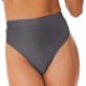thumbnail image 4 of Calzoncillos de Bikini para mujer, traje de baño con parte inferior, ropa interior de cintura alta de Color sólido brillante, ropa interior para playa, Fiesta EN LA Piscina, calzoncillos para tomar el, 4 of 5