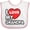 White and Pink, variant on Inktastic I Love My Grandpa Boys or Girls Baby Bib