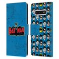 thumbnail image 1 of Head Case Designs Officially Licensed Batman DC Comics Vintage Fashion Distressed Logo Leather Book Wallet Case Cover Compatible with Samsung Galaxy S10, 1 of 6