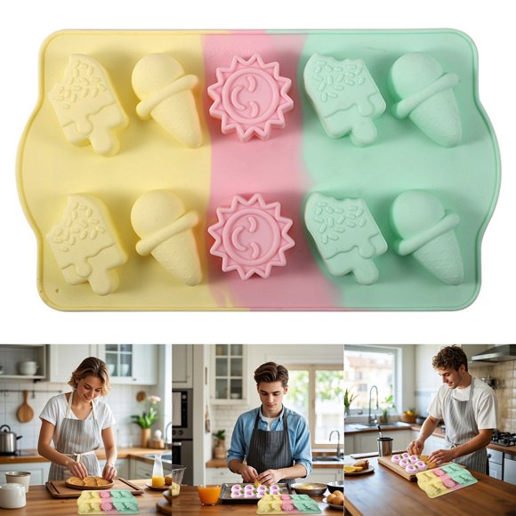 fsxdhpcsgfc Silicone Mooncake In Different Flower And Shapes DIY Aromatherapy Various Colorful A1 Silicone Shaped