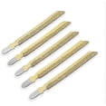 thumbnail image 1 of Professional High Quality 100mm Diamond Jigsaw Blades For Granite,marble,ceramic,brick,plastic,vacuum Cutting Disc Set 5pcs Gold, 1 of 4