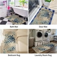 thumbnail image 5 of Boho Kitchen Mat Set of 2,Tropics Palm Leaves Kitchen Rugs and Mats Non Skid Washable,Bohemia Farmhouse Runner Rugs with Rubber Backing for Kitchen Decor Accessories (17"x47"+17"x30"), 5 of 6