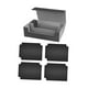 thumbnail image 2 of Caja para baraja de cartas coleccionables, caja protectora para naipes, almacenamiento para más de 1200 cartas de juego Gris, 2 of 9