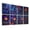 Color 3, variant on 8 Pack Art Acoustic Panels Sound Absorbing Futuristic Tunnel Neon Blue Circuit Lines Light Decorative Soundproof Wall Panels Self Adhesive for Nursery Game Room Bedroom 48"x32"