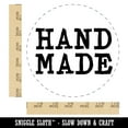 thumbnail image 2 of Hand Made Stacked Text Self-Inking Rubber Stamp Ink Stamper - Black Ink - Large 1-1/2 Inch, 2 of 7
