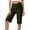#0452-Green, variant on Women's Oversized Fitness Yoga Capri Pants Quick Dry High Elasticity Comfortable Fit with Side Pockets Tummy Control Athletic Bottoms Versatile Active Shorts Pants for Gym Workouts Yoga