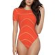 thumbnail image 1 of Balery Salmon Fish Meat Body de cuello redondo de manga corta para mujer Tops de manga corta Tops básicos-Medium, 1 of 7