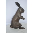 thumbnail image 5 of Nifao Rabbit looking down bronze statue – Home Decor Sculpture, 10"L x 12"W x 20"H, 5 of 10