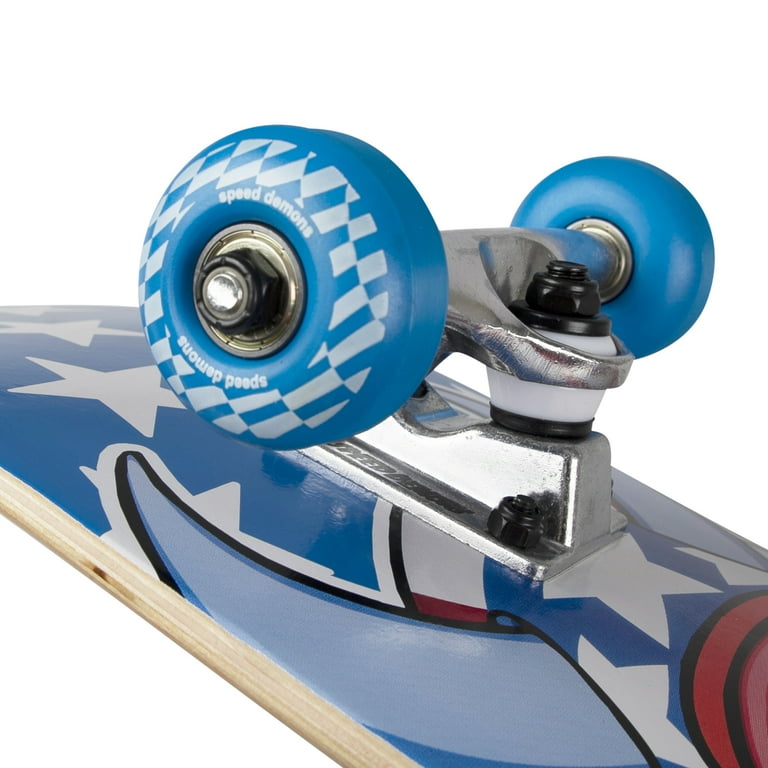 スケートボード コンプリート INDEPENDENT Speed Demons Speed Demons Cruiser Skateboard 31 x 7.75 Maple Deck with
