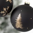 thumbnail image 2 of 4"H Sullivans Night Sky Ball Ornament - Set of 2, Black Christmas Ornaments, 2 of 3