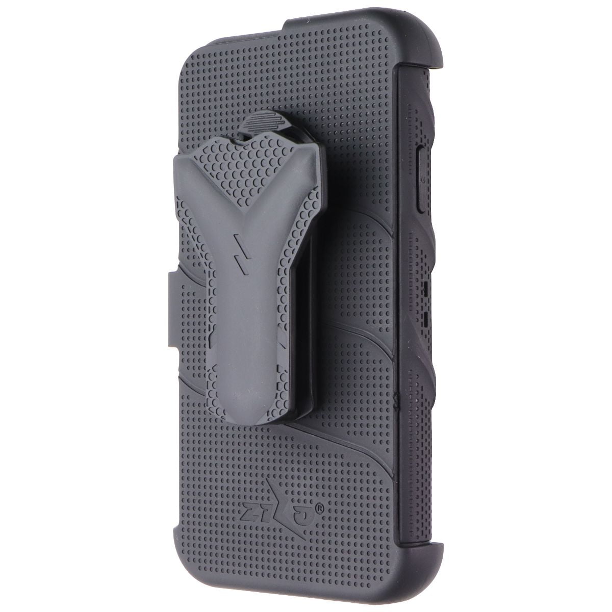 ZIZO Bolt Series for iPhone XR Case with Screen Protector Kickstand Holster Lanyard - Black