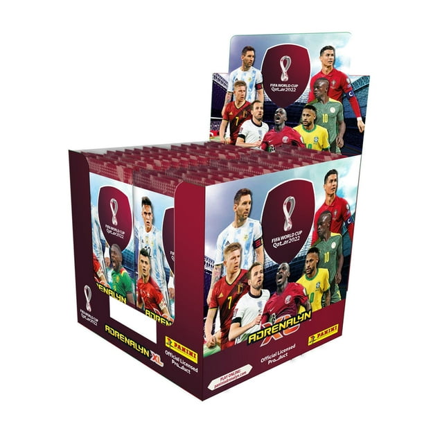 2022 Panini Adrenalyn XL FIFA World Cup Cards - Box (50 Packs per Box) (8  Cards per Pack) (Total of 400 Cards) 