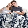 thumbnail image 4 of Football Blanket Gifts, Football Style Throw Blanket for Football Fans, Super Soft Cozy Football Flannel Blanket for Bedroom Living Room 60"x50", 4 of 6