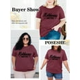 thumbnail image 7 of XCHQRTI Kindness Womens Shirt Plus Size Graphic Tees Short Sleeve Summer Casual T Shirt, 7 of 7