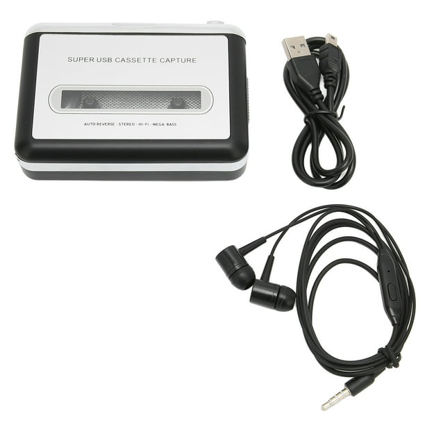 Lecteur De Cassette, Lecteur De Cassette USB Compact Clair Pour Ordinateurs  Portables