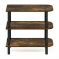 thumbnail image 6 of Furinno TURN-N-TUBE 26-Inch 3-Tier Curved Freestanding Shoe Amber Pine/Black, 6 of 6