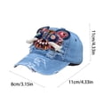 thumbnail image 3 of Chinese head embroidered hat handmade head hat a gift for dads moms husbands men fathers, 3 of 7