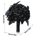 thumbnail image 2 of Durable Alloy Stem Artificial Rose Flowers Bouquet, Perfect For All Kinds Of Themed Parties Weddings Haunted House Events Celebrations And Various Occasions,, 2 of 4