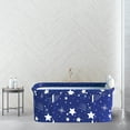thumbnail image 2 of Foldable Bathroom Soaking Bath Tub Comfort Oxford Cloth    Size Chart:, 2 of 9