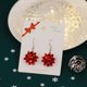 thumbnail image 3 of Pendientes colgantes con adorno de regalos para mujeres y niñas, Navidad. Sailing  Electrónica, 3 of 5