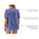 thumbnail image 4 of Camisa PRETTYGARDEN de mujer con botones, manga farol y escote en V, talla S, 4 of 9