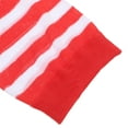 thumbnail image 3 of LEORX Christmas Red White Stockings Thigh High Striped Over Knee Socks for Women Girls - Free Size, 3 of 8