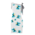 thumbnail image 4 of Vestido sin mangas con hombros descubiertos y cuello redondo estampado a la moda de verano para mujer Pompotops  ghjkhdj5900, 4 of 5
