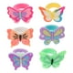 thumbnail image 2 of 12 anillos infantiles de mariposa de colores con dibujos animados para fiestas de niñas., 2 of 7