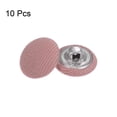 thumbnail image 3 of Botones de Costura Unique Bargains 10uds 24L 15mm Redondo Metal Profundo Rosa, 3 of 5
