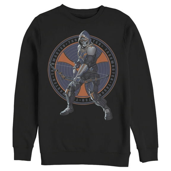 Men's Marvel Black Widow Taskmaster Arrow Sweatshirt Black Small