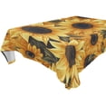 thumbnail image 4 of BZSMCE Square Tablecloth Design Sunflower Pattern Pattern Tableclothes, 4 of 9