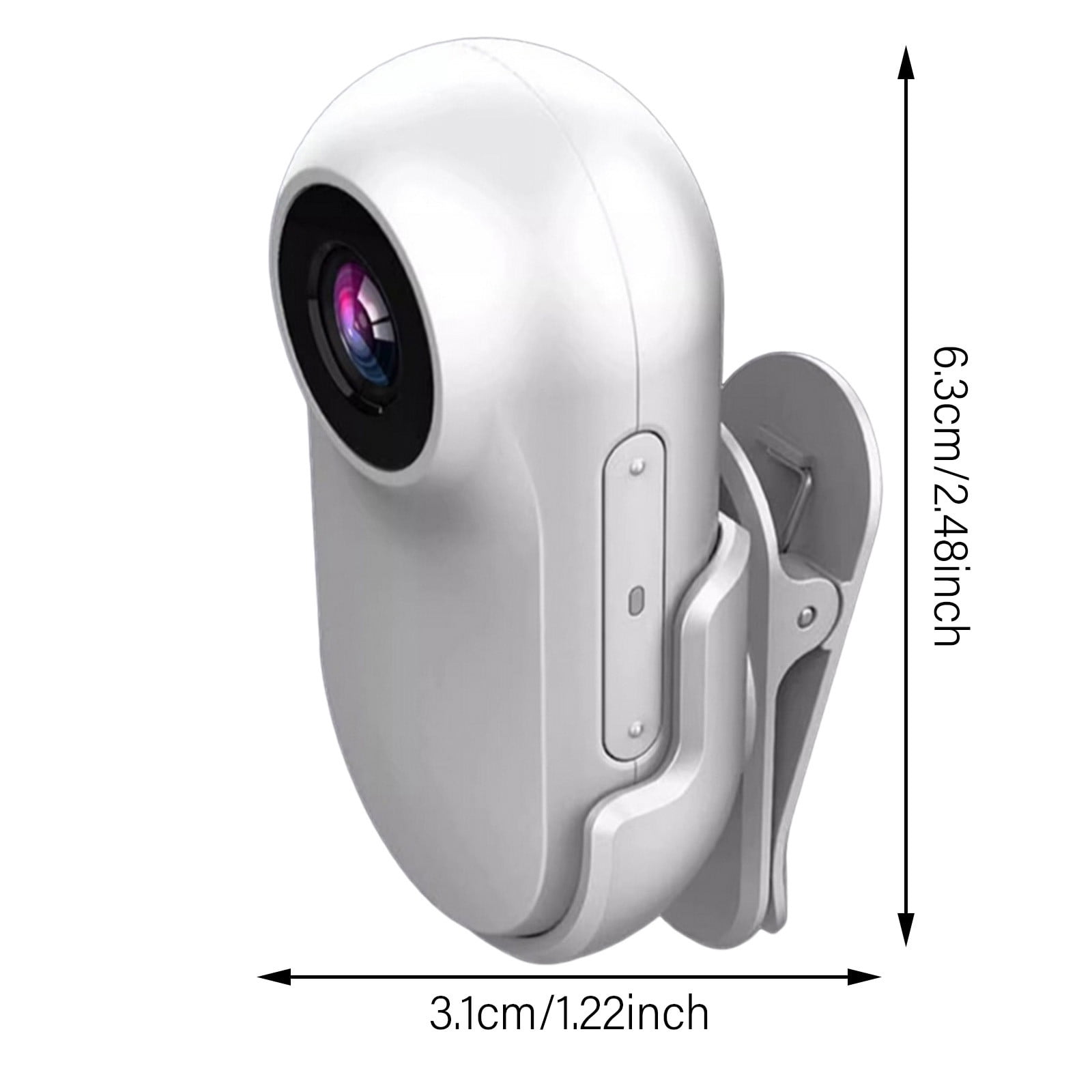 Mini Body Camera with Audio & Video Recording, Portable Wearable Action Camera, Hands-Free POV Recorder for Vlogging, Travel, Pets, Cycling, and Motorcycle Adventures