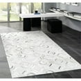 thumbnail image 3 of Pasargad Home Galaxy 8' x 10' Hand-Loomed Cowhide Silver Rug - All Ages, Indoors, 3 of 5
