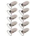 thumbnail image 2 of 10 Pinzas Para Chupete, Pinzas De Metal Plateado De Alta Resistencia Para La Dentición Del Bebé, Pinzas Para Chupete, Juguetes De Dentición, Mantas Y Baberos., 2 of 7
