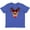 Vintage Royal Blue, variant on Inktastic Cute Girl Reindeer with Buffalo Plaid Bow Youth T-Shirt