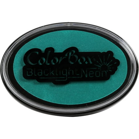 ColorBox Black Light Neon Oval Ink Pad-Jade