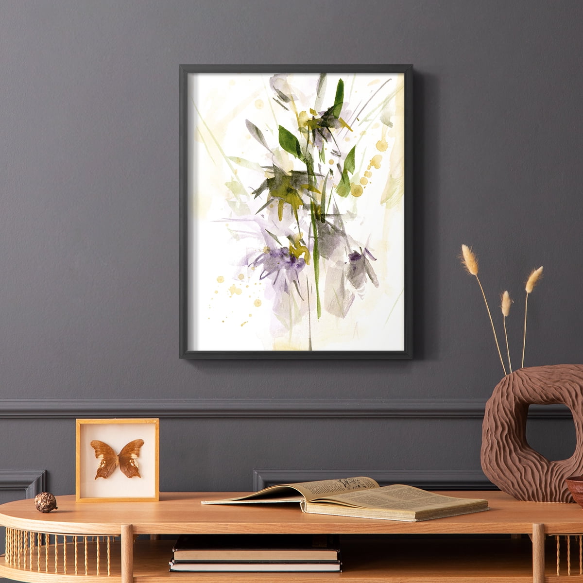 After Rain I Framed Print in Black Solid Wood 16 x 20 Framed Print