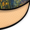 thumbnail image 3 of 36.2 Inch Round Floor Mat Abstract Floral Carpet Decor Rug for Living Room Bedroom, 3 of 6