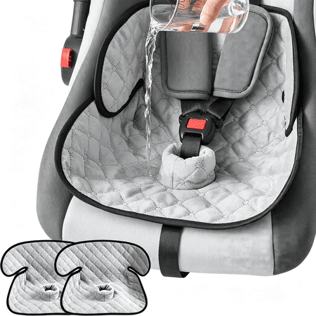 RIONIMA 2 Pack Waterproof Piddle Pads Carseat Potty Training Car Seat Protector Waterproof Car Seat Liner Cover to Prevent Pee Waterproof Baby Car Seat Cover
