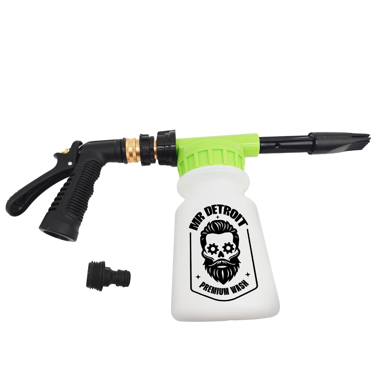 Mr. Detroit - Car Wash Gun Foam Blaster for Trucks Cars Boats Garden Home Use & More, Scratch-free Cleaning Foam Cannon Car Sprayer Thick Suds and Easy Washing - 1 pc Set
